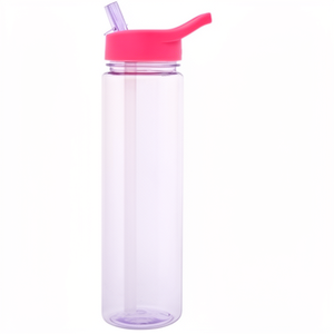 Personalized Dishwasher Safe Plastic <b>Straw</b> Water Bottle Custom Logo <b>Reusable</b> Sports Travel Office Gym Kids - Product Image 5
