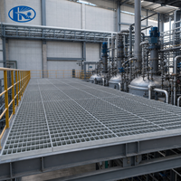 Grille de protection en acier inoxydable pour plateforme de pénétration de tuyaux, passerelle, usine industrielle, forme personnalisée, grille métallique pour sol, parc et zone incendie