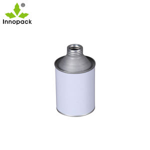 100ml 250ml 500ml seau en acier étamé argenté de qualité alimentaire peut noir/blanc/n'importe quelle couleur étanche à l'air résistant à l'eau stockage de peinture - Product Image 4