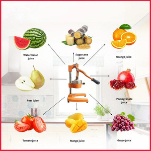 Máquina Manual de Fazer Suco de Frutas, Espremedor de Mão em Aço Inoxidável, Máquina Multifuncional para a Indústria Alimentícia - Product Image 6