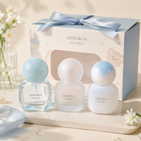 Vente en gros de flacons vaporisateurs de parfum de luxe vides de 30 ml, flacon en verre miniature, atomiseur de parfum cosmétique avec emballage de boîte cadeau haut de gamme
