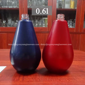 Botella <span class=keywords><strong>de</strong></span> vidrio sin plomo en spray, color <span class=keywords><strong>azul</strong></span> oscuro, para bebidas alcohólicas - Product Image 2