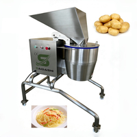 Industriële automatische groente- en fruit snijmachine, aardappel- en chipsnijder, kaassnijder, lange wortelsnijmachine