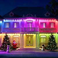 Luces LED Permanentes para Exteriores con Piedras Preciosas para Decoración del Hogar