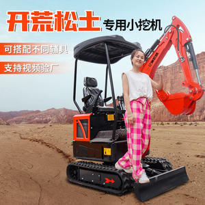 Mini-excavatrice agricole pour vergers et usage domestique, avec fonctions de démolition, de creusement de tranchées et de décompactage intérieur, dotée d'un système d'ingénierie informatisée - Product Image 1