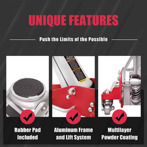 Altertool 2.5T Floor <span class=keywords><strong>Jack</strong></span> Serviço de carrinho hidráulico de elevação rápida com alça Floor <span class=keywords><strong>Jack</strong></span> Alumínio Mini Taiwan Floor <span class=keywords><strong>Jack</strong></span> Rodízios - Product Image 2