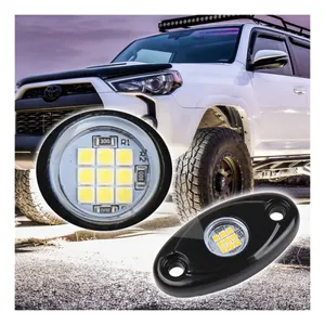 Hoge Kwaliteit 12V Led Ip67 Waterdichte Led Wit Groen Rood Blauw Kleur Rock Lights Voor Vrachtwagens Atv