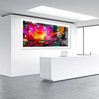 2025 plus récent peint à la main couleur texturé fleur peinture à l'huile toile moderne abstrait œuvre salon décor à la maison grande murale