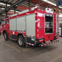 Camion de pompiers Dongfeng 4X2 avec citerne à eau de 4000 L, moteur diesel de 160 CV, système de freinage ABS, hauteur de travail de 60 m, norme d'émission EURO 5