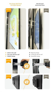 27 32 43 49 55 inch <span class=keywords><strong>Android</strong></span> treo quảng cáo Scree 4k LCD quảng cáo hiển thị cho cửa hàng siêu thị nhà hàng - Product Image 3