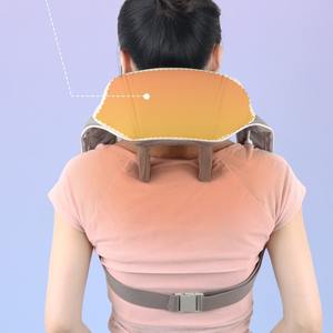 New Kneading Shawl Neck Massager White And Gray USB <b>Rechargeable</b> <b>Lithium</b> <b>Battery</b> Handheld Remote Control For Home Use - Product Image 5