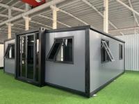 Maison de bain modulaire préfabriquée en conteneur, structure en acier de style moderne, imperméable, résistante au feu et durable