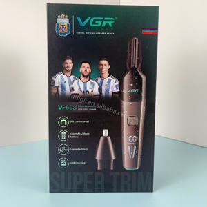 Kit de tondeuse corporelle Vgr V-603, rasoir électrique professionnel imperméable pour hommes - Product Image 1