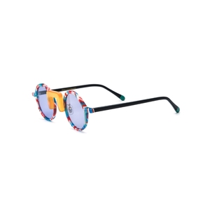 Lunettes de soleil polarisées UV400 rétro rondes à monture complète en acétate de luxe avec rivets, unisexe, mode, protection solaire, extérieur - Product Image 4