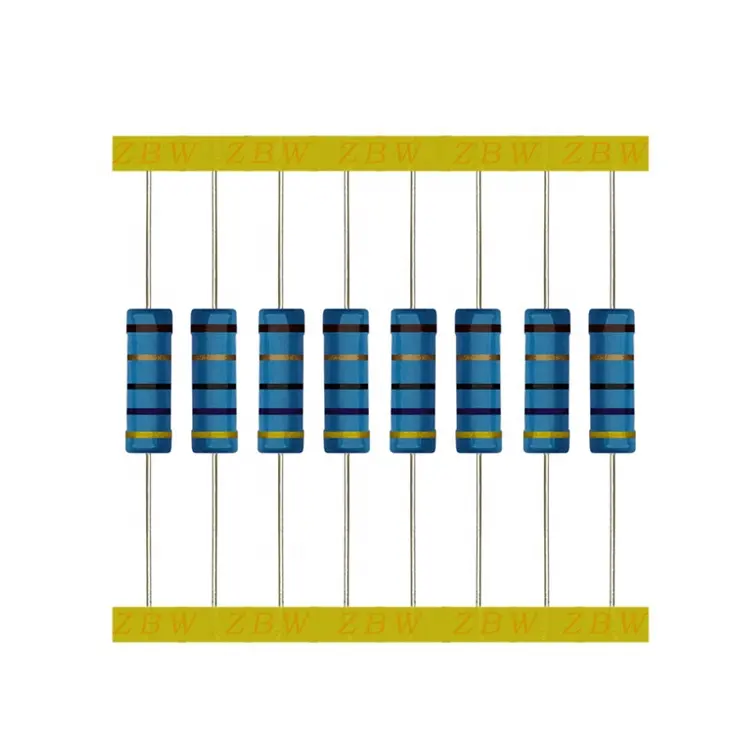 ZBW 47 Ohm 47R 5W 1% Resistance 0.1ohm color ring resistor, 33 ohm resistor pack metal film 1/2W , 1/4 w metal film resistor