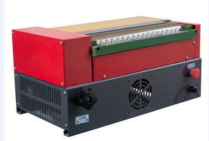 300mm Desktop Hot Melt Glue Coating <b>Machine</b> Box Paper Adhesive Roller Coatter for Shoe Cementing and Packing - Product Image 2