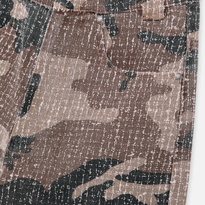 Manufacturer Custom Printing New Trending <b>Top</b> Quality Stacked Camouflaged Straight Baggy Wide Leg Cotton Subtle <b>Distressed</b> Pants - Product Image 6