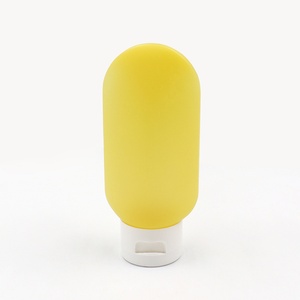 หลอดโลชั่นบำรุงผิวแบบพลาสติก บรรจุภัณฑ์โลชั่นบำรุงผิว หลอดรูปไข่แบบนิ่ม  หลอดเปล่าสำหรับเครื่องสำอาง ฝาเปิดแบบพลิก  ผลิตตามสั่ง 60 มล.  ทุกสี - Product Image 6