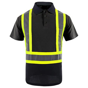 Camiseta Polo de Seguridad para Hombre, Personalizable, Transpirable, con Impresión UV, 100% Poliéster, Cinta Reflectante, Construcción de Alta Calidad - Product Image 6