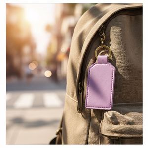 Wholesale Custom PU <b>Leather</b> Car Keychain Sublimation Logo Embossed Logo Personalized Brand Name <b>Key</b> <b>Chain</b> - Product Image 2