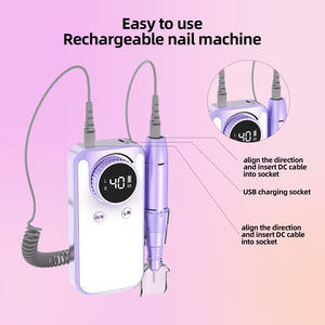 Profession elle 2500 Mah wiederauf ladbare tragbare elektrische Nagel bohrmaschine Maniküre Zehennägel mit LED-Anzeige - Product Image 3