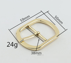 Fibbie a Perno da 19/25/32/38mm, Accessori per Cinture, Fibbie Metalliche per Scarpe e Borse, Fibbia Rotonda Regolabile - Product Image 3