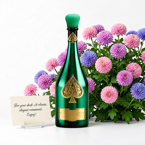 Décoration de table de la série SOLARIS pour la maison et le bureau, en forme de bouteille de <span class=keywords><strong>champagne</strong></span>, 4 couleurs, livraison rapide depuis l'entrepôt européen, 50k - Product Image 4