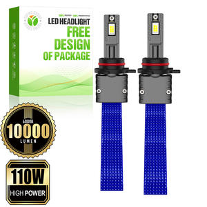 Phares LED H7 K5 fiables à <span class=keywords><strong>driver</strong></span> externe 110W 10000Lm 6000K 12-24V pour déneigeuses et flottes commerciales hivernales extrêmes - Product Image 1