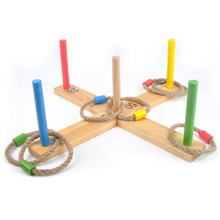 Деревянное кольцо Toos Hoops Quoits Game Set для семьи и взрослых