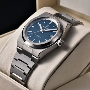 Montre mécanique automatique pour homme <span class=keywords><strong>Pagani</strong></span> Design PD-1753 8215, luxe, saphir, revêtement anti-reflet, acier inoxydable, étanche 10 bars - Product Image 2