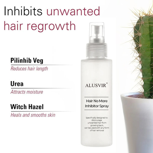 <span class=keywords><strong>Crème</strong></span> d'épilation naturelle à base de plantes Spray inhibiteur indolore pour barbe aisselles pubienne peau du visage réparation lisse arrêt efficace - Product Image 2