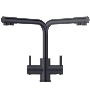 ก๊อกน้ำห้องครัวดีไซน์คลาสสิคสมัยใหม่ 1 หัวจ่าย วาล์วเซรามิก สแตนเลส ติดตั้งบนเคาน์เตอร์ ติดตั้งง่าย น้ำดื่มสะอาด - Product Image 2