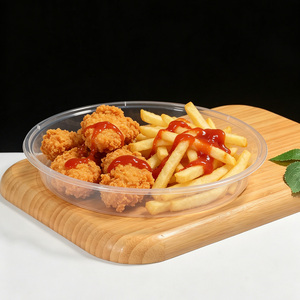 Conteneur Rond en <span class=keywords><strong>PP</strong></span> de Qualité Alimentaire Épaissi, Inodore, Grande Capacité, Anti-Fuite, Bol à Emporter pour Fruits, Poulet Frit, Impression Personnalisée - Product Image 1