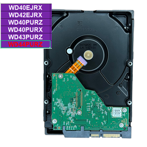 WD44PURZ 4TB Purple Monitoring 3.5 inch HDD SATA 3 6Gb/s 5400 rpm128MB Cache 24/7 AllFrame untuk Sistem NVR DVR CCTV - Product Image 1