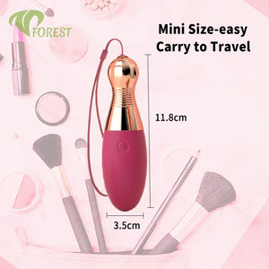 TTフォレスト 10段階速度調整 防水シリコン製ミニクリトリスGスポット膣バイブレーター USB充電式 ワイヤレスポータブルバイブレーター - Product Image 5