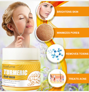 Trong Kho Hữu Cơ Mật Ong Nghệ Mặt Nạ Đất Sét Và Loại Bỏ Thảo Dược Khuôn Mặt Và Cổ Bùn Kết Cấu Cho Sử Dụng - Product Image 6