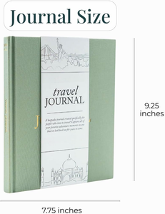Agenda da <span class=keywords><strong>Viaggio</strong></span> in Lino Verde Salvia con Copertina Rigida a Spirale, Quaderno per Registrare i Ricordi di <span class=keywords><strong>Viaggio</strong></span> per 15 Viaggi - Product Image 2