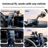 Support universel pour téléphone portable à ventouse pour voiture, rotation à 360 degrés, nouveau modèle 2026 pour fixation sur tableau de bord de voiture et navigation