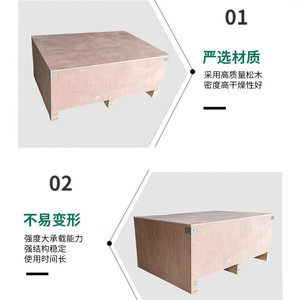 Xiangyuan Wood Industry Veneered Export <b>Wooden</b> <b>Crate</b> Plywood Customizable Size For Sea Freight Logistics Packaging - Product Image 2