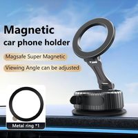 Support de téléphone magnétique universel pour voiture, rotation à 360 degrés, hauteur réglable, support magnétique puissant pour écran, tableau de bord