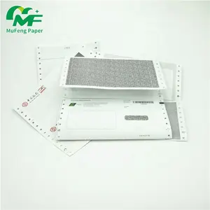 High Quality Low Price Customized Blank Salary Envelope Pin Payslip Carbonless Paper Receipt Printing