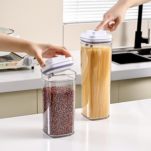 350ml-1800ml preslenmiş nem geçirmez mühürlü yiyecek kavanozu koruma depolama kavanoz uzun makarna saklama kutusu - Product Image 2