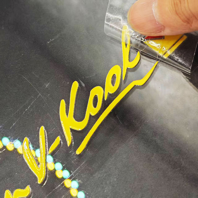 Custom UV Vinyl Waterproof Die Cut Outdoor Vehicle Decal Strong Adhesive Logo Transfer Car Window Label