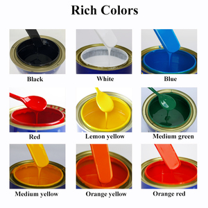 Precio de fábrica resistente a la corrosión química UV efecto antioxidante pintura de capa de una sola parte pintura de <span class=keywords><strong>esmalte</strong></span> de acabado alquídico multicolor - Product Image 3