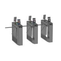 Puerta de Acceso Semiautomática de Tres Rodillos Compatible con Tarjeta RFID para Control de Entradas en Estadios