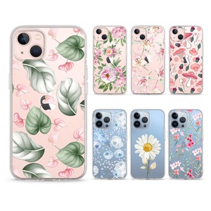 Custodia morbida per telefono cellulare con stampa UV a fiori in TPU personalizzato per <span class=keywords><strong>IPhone</strong></span> X 13 Pro Max 12 11 <span class=keywords><strong>SE</strong></span> custodia Anti-shock per telefono posteriore