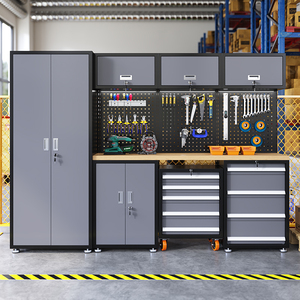 Armoire à outils combinée OEM pour atelier 4S, poste de travail de réparation automobile, chariot multifonctionnel, établi de réparation de vélos, 7 tiroirs - Product Image 4