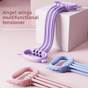 Bande élastique en polypropylène à six brins en forme de 8 à résistance réglable pour l'ouverture des épaules et le renforcement du dos chez la femme (<span class=keywords><strong>musculation</strong></span>) - Product Image 6