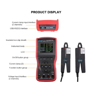 High Accuracy Durable Clamp Type <strong>Three</strong>/Single Phase Digital Power Meter ETCR4000A Intelligent Double Clamp Measuring Device - Product Image 5