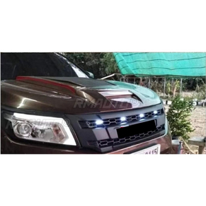 Para NAVARA NP300 2015-2019 Kit de carrocería Parachoques de coche Parrilla LED Parrillas de carreras Parrilla delantera Parrilla del parachoques delantero Pieza exterior - Product Image 3